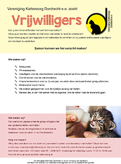 kattenzorg vrijwilligers gezocht thumb